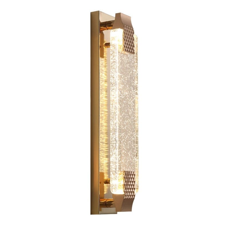 Modern Luxury Crystal Rectangular Bubble Wall Lamp