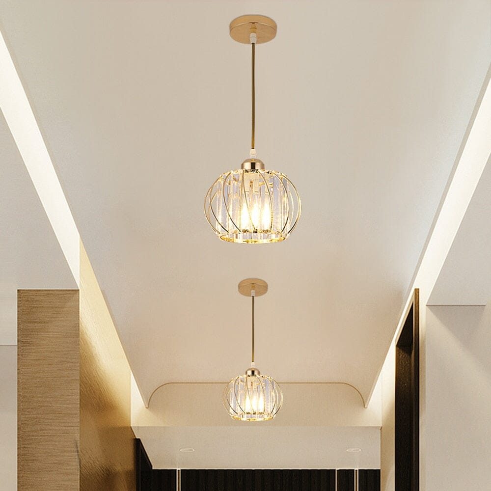 Simple Creative Crystal Aisle Chandelier Lamp
