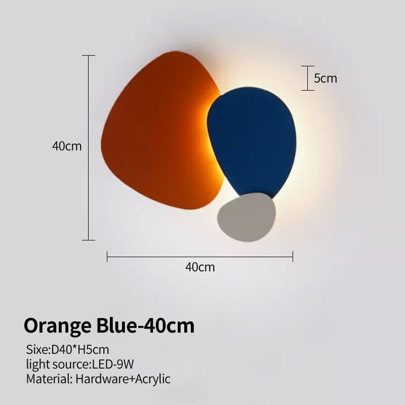 Modern Colorful Personality Art LED Wall Light