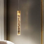 Crystal Radiance LED Bar Pendant Light