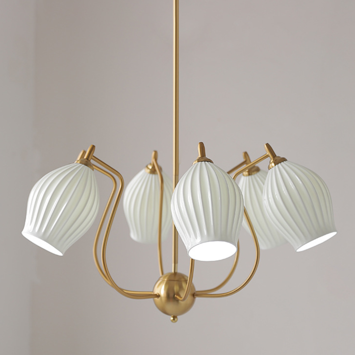 Bud Bone China Chandelier