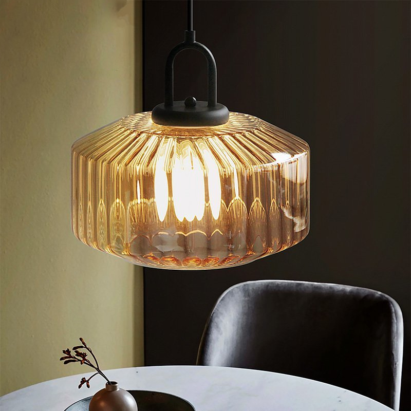 Enchanting Japanese Glass Pendant Light