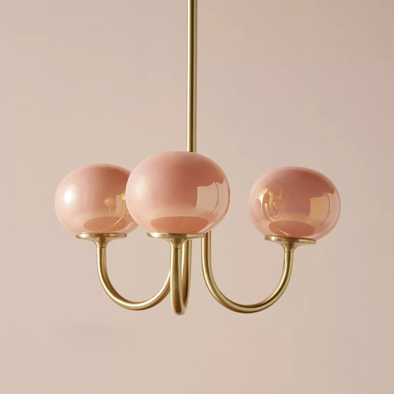 Nordic Simple Glass Ball Chandeliers Lights
