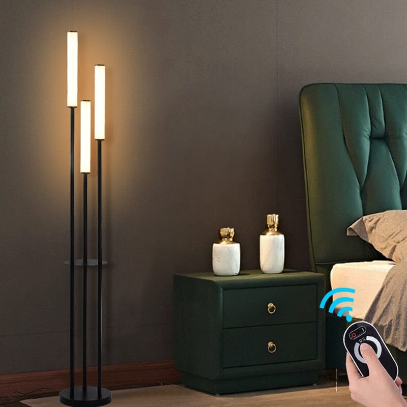 Luxury Shelf Floor Lamp Storage LED Floor Lamp | Versatile Illuminating ...