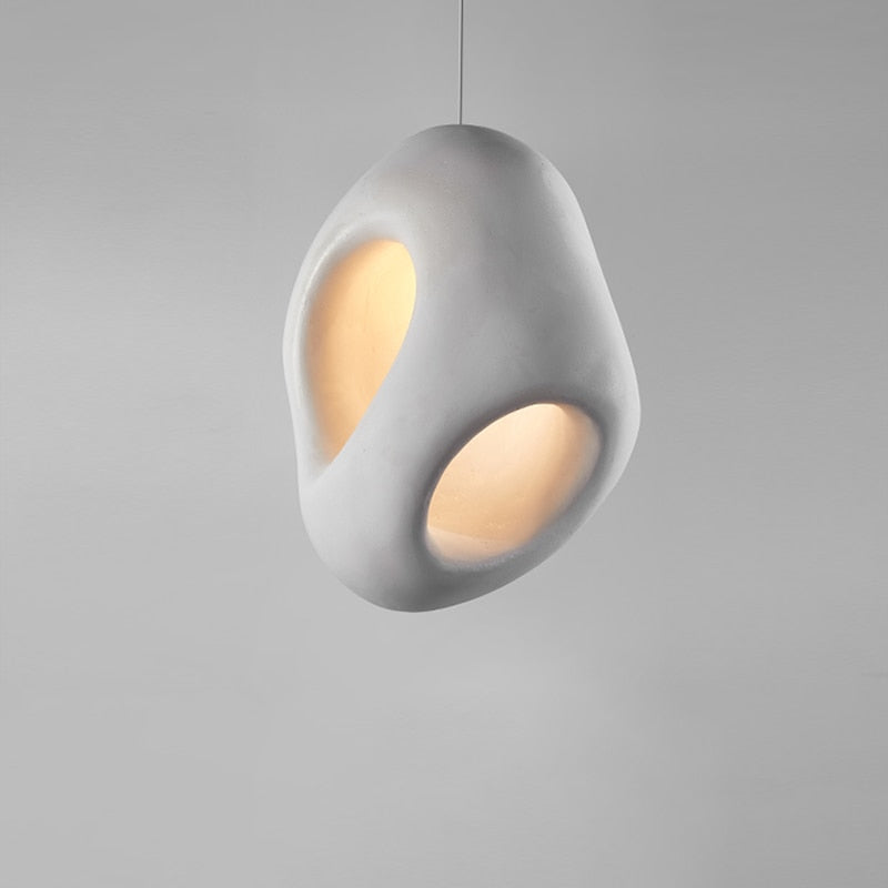 Nature-Inspired Wabi Sabi Nest Pendant Light