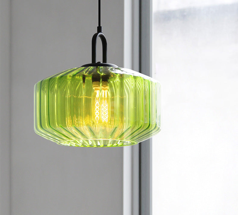 Enchanting Japanese Glass Pendant Light