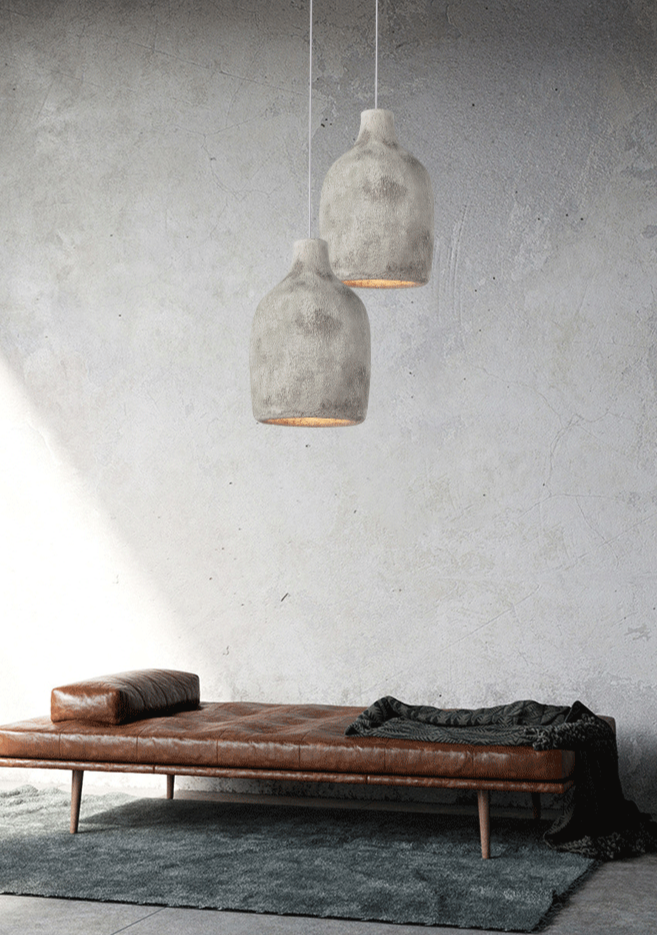 Wabi-sabi Foyer Resin Pendant Lamp