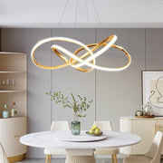 Modern Luxury Twisted Ring Chandelier Light