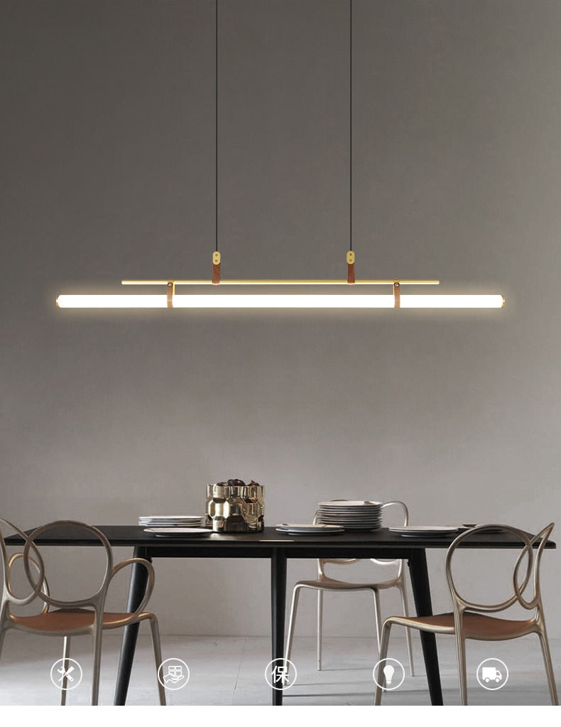 Minimalist Tube Pendant Light