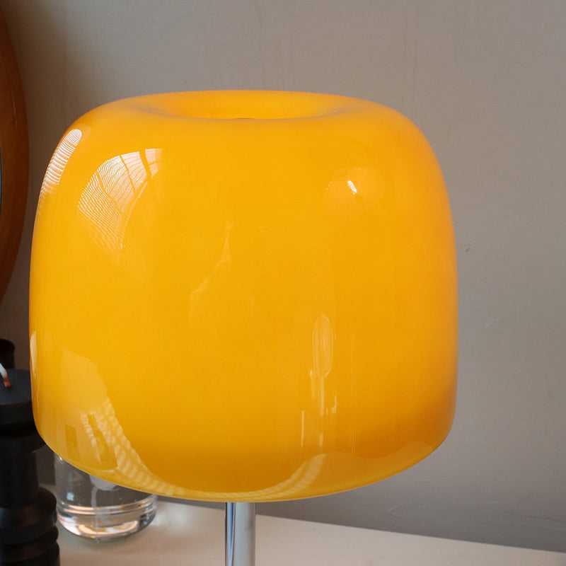 Retro Mushroom Glass Table Lamp
