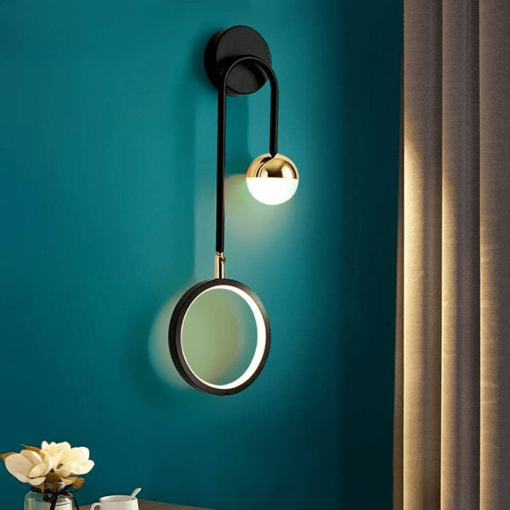 Creative Nordic Headboards Round Ball Wall Lamp