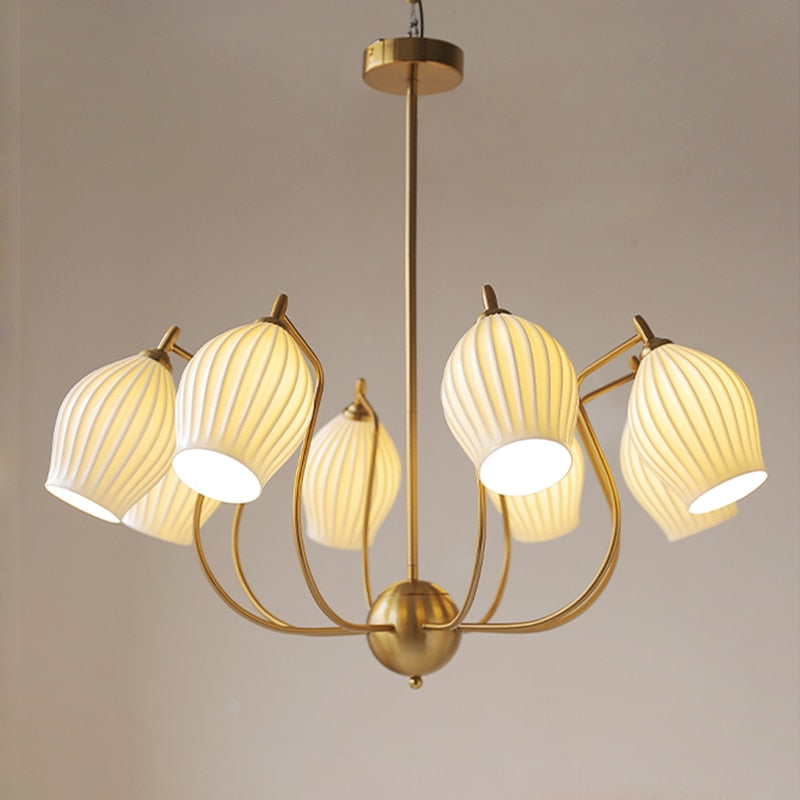 Bud Bone China Chandelier