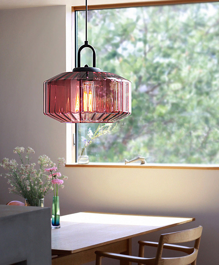 Enchanting Japanese Glass Pendant Light