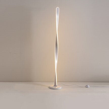 Modern Spiral Long Line Dimmable Floor Lamp