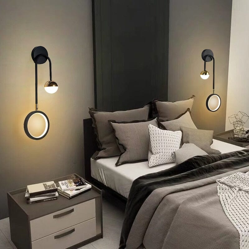 Creative Nordic Headboards Round Ball Wall Lamp