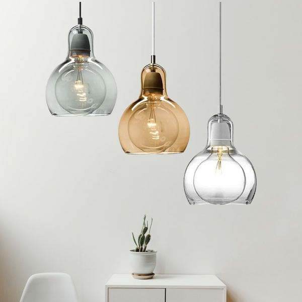 Modern Globe Glass Pendant Light