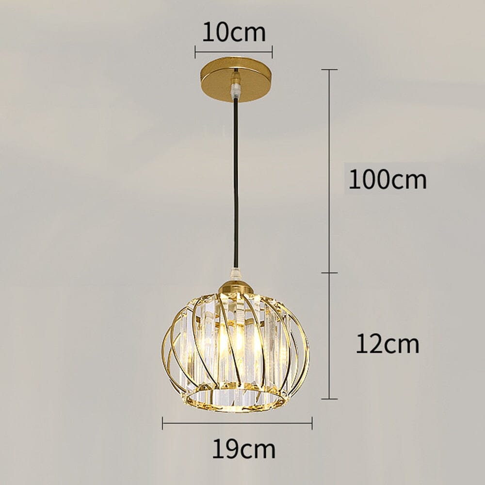 Simple Creative Crystal Aisle Chandelier Lamp