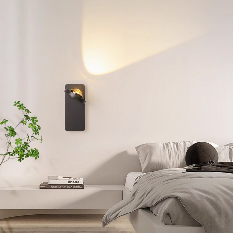 Modern Acrylic LED Simple Rotatable Wall Lamp | Versatile Lighting Fixture