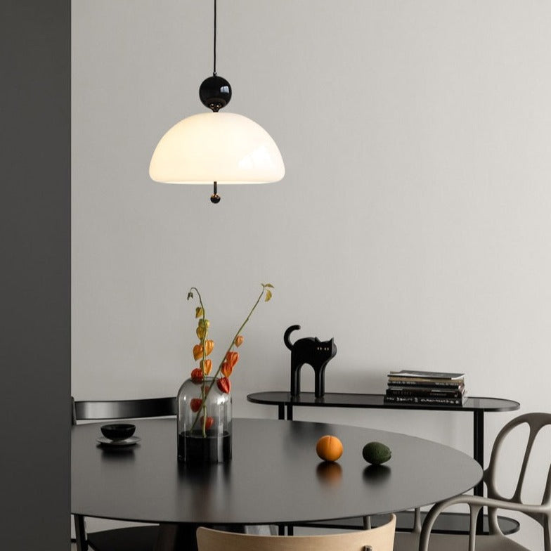 Nostalgic Retro Glass Pendant Light