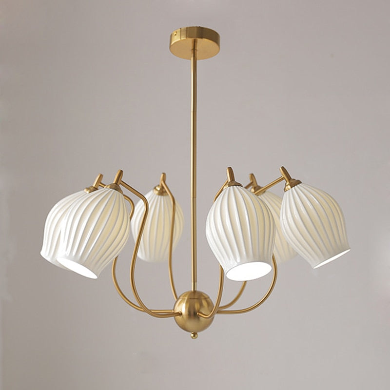 Bud Bone China Chandelier