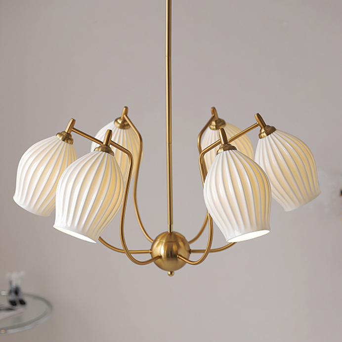 Bud Bone China Chandelier