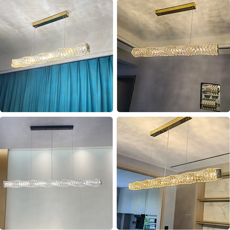 Modern LED Luxury Crystal Design Art Chandelier Light