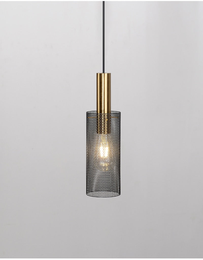 Modern Net Mesh Lampshade Pendant Light