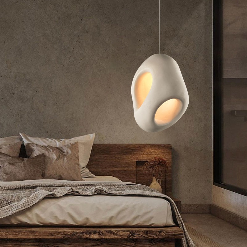 Nature-Inspired Wabi Sabi Nest Pendant Light