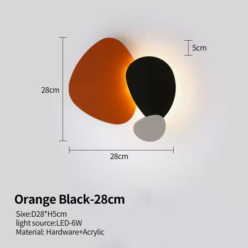 Modern Colorful Personality Art LED Wall Light