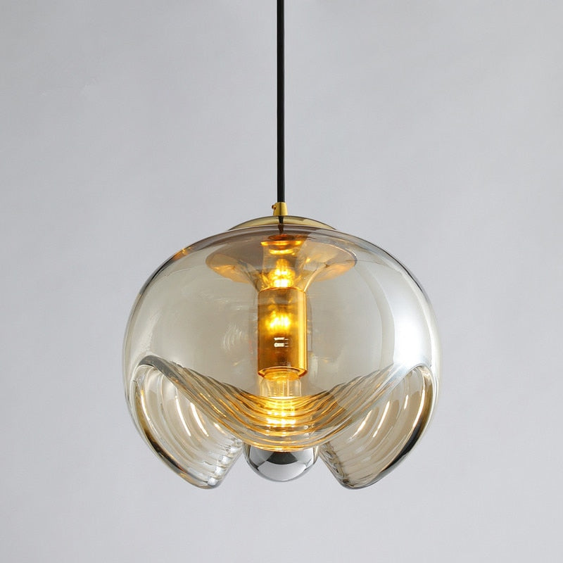 Artistic Brilliance Modern Glass Pendant Light