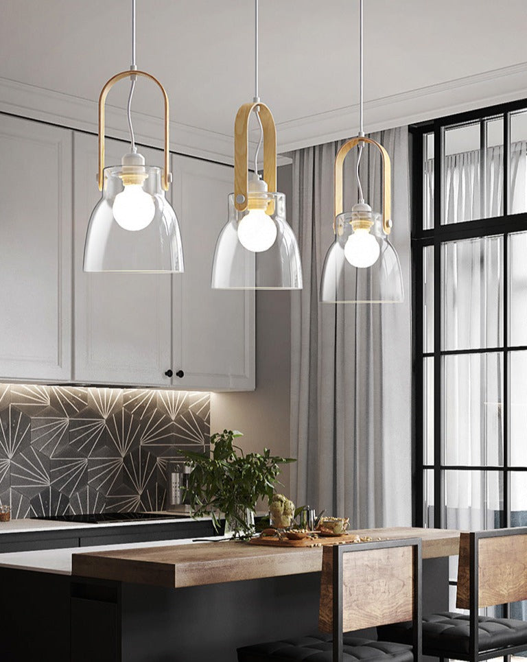 Nordic Glass Castle Pendant Light