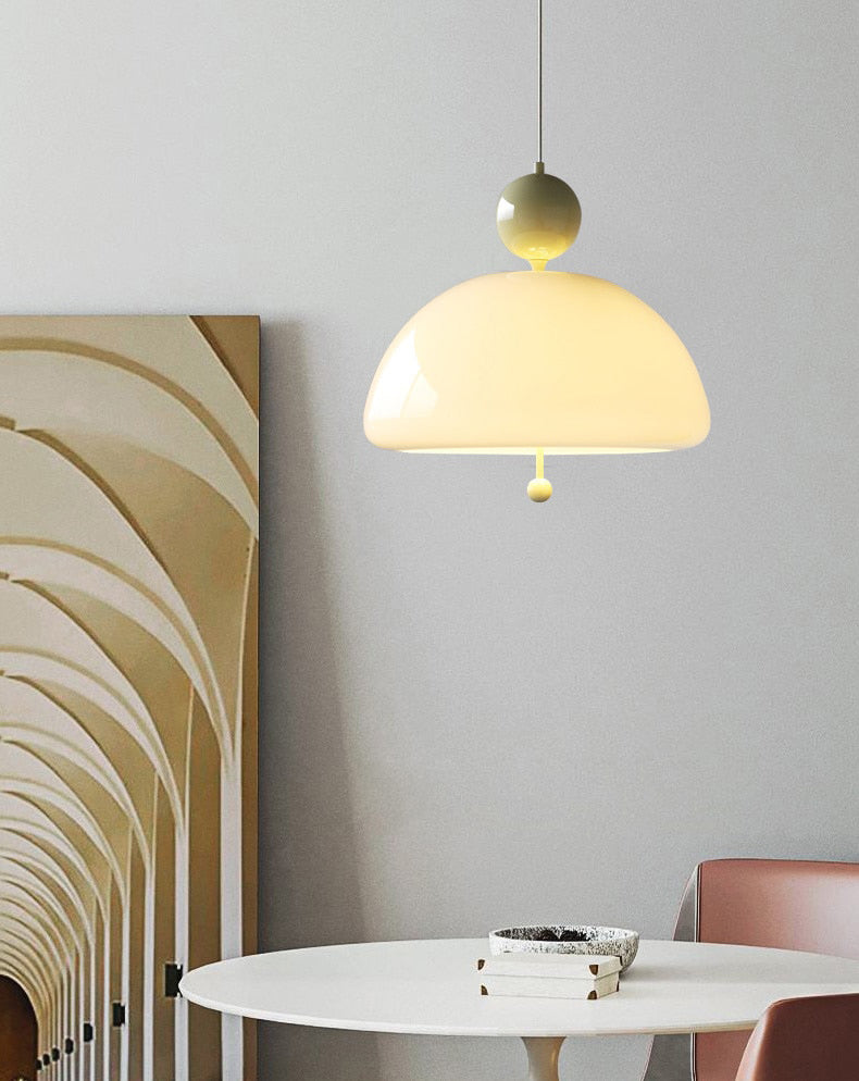 Nostalgic Retro Glass Pendant Light