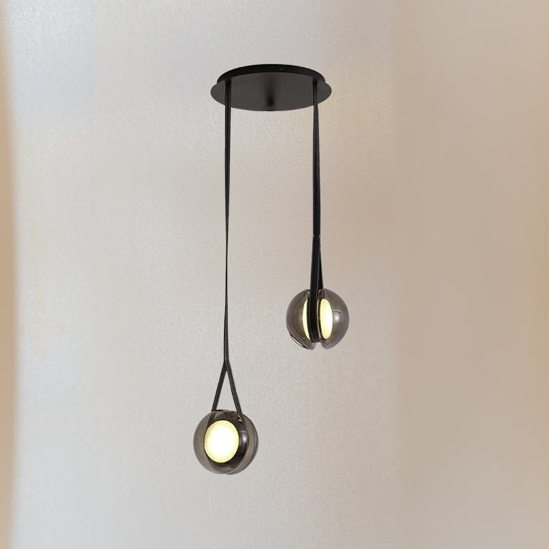 Blackhole Glass Ball Round Pendant Lights