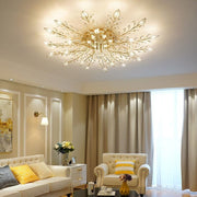 Kristallen Blad Luxury K9 Crystal Chandelier Lamp