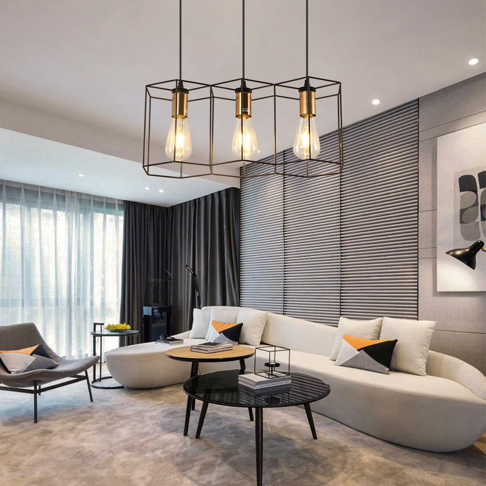 Sleek and Efficient: Modern Loft LED Metal Pendant Lamp