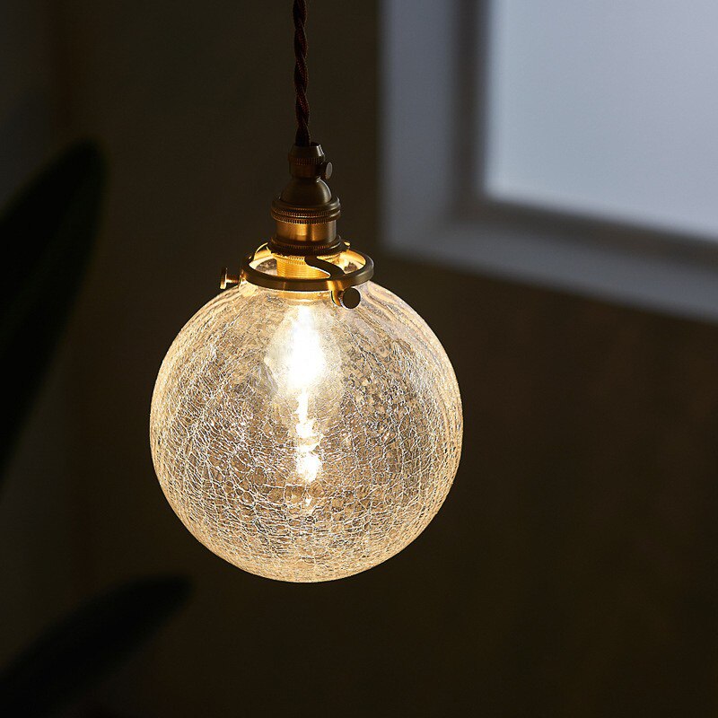 Sparkle Globe Glass Pendant Light