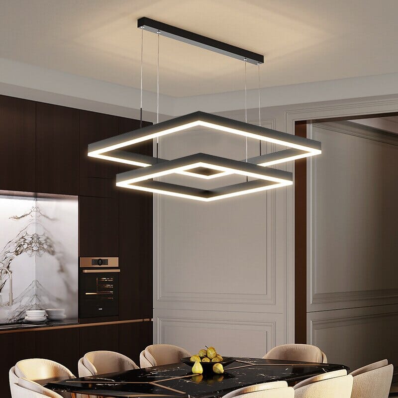 Modern LED Square Chandelier Lights