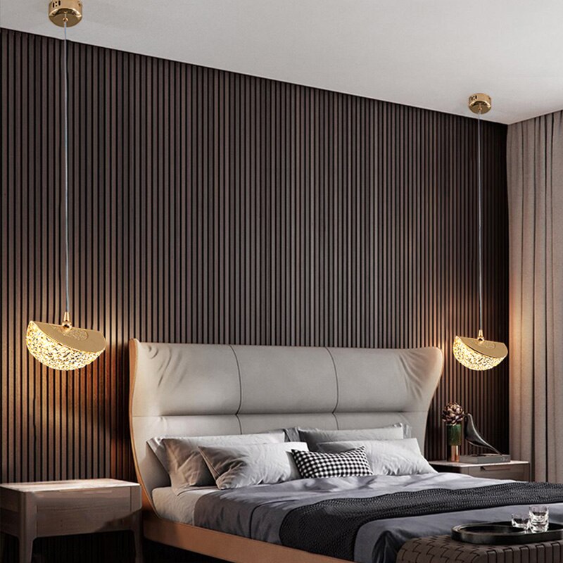 Gilded Serenity Gold Crystal Pendant Light