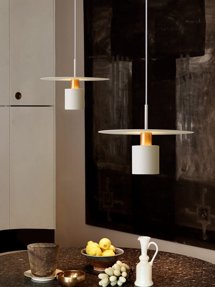 Minimalist Denmark Disk Round Pendant Light