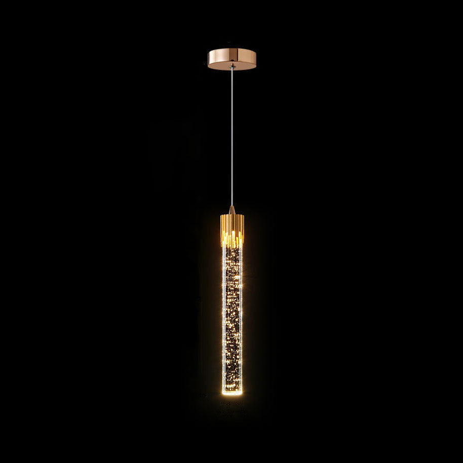 Crystal Radiance LED Bar Pendant Light