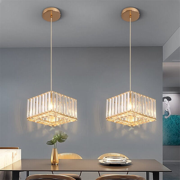 Nordic Luxury K9 Crystal Chandelier Lamps