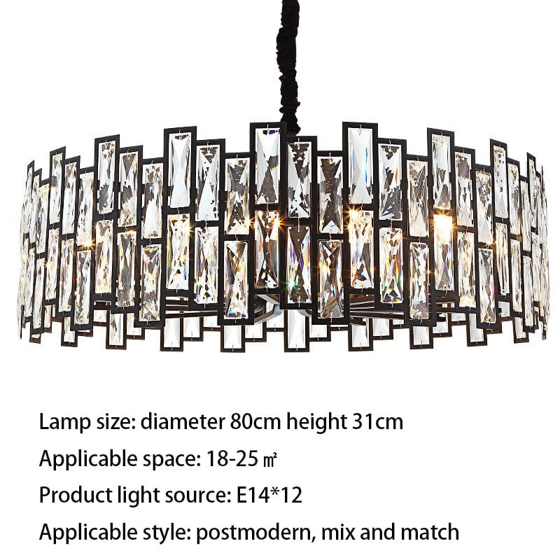 High-End Art Lattice Crystal Luxury Chandelier