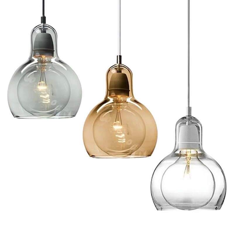 Modern Globe Glass Pendant Light