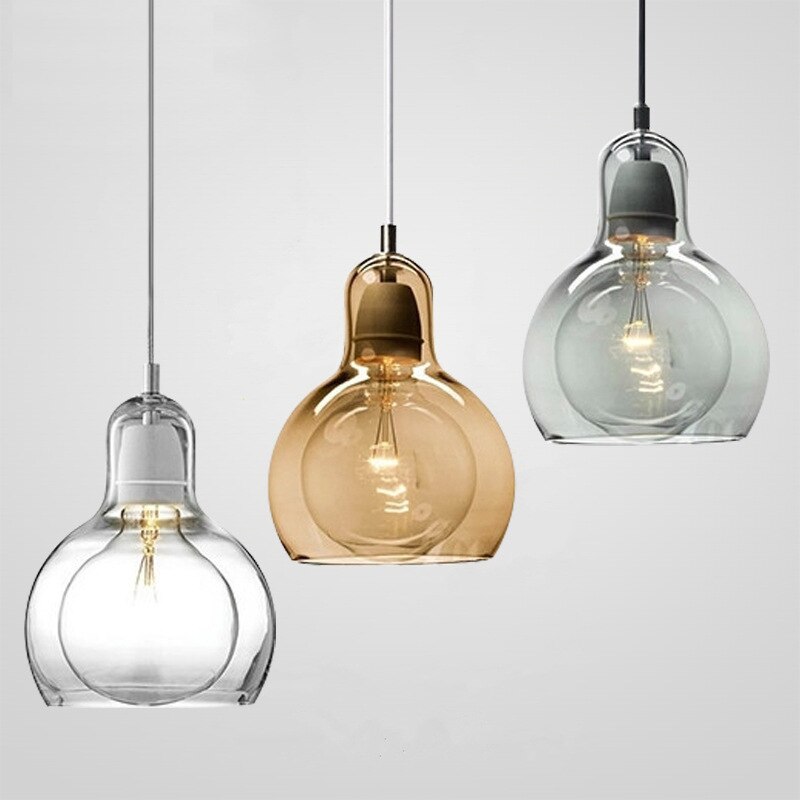 Modern Globe Glass Pendant Light