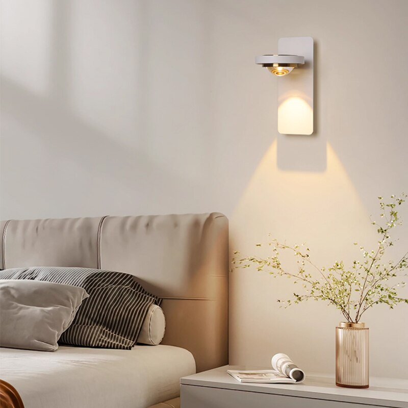 Modern Acrylic LED Simple Rotatable Wall Lamp