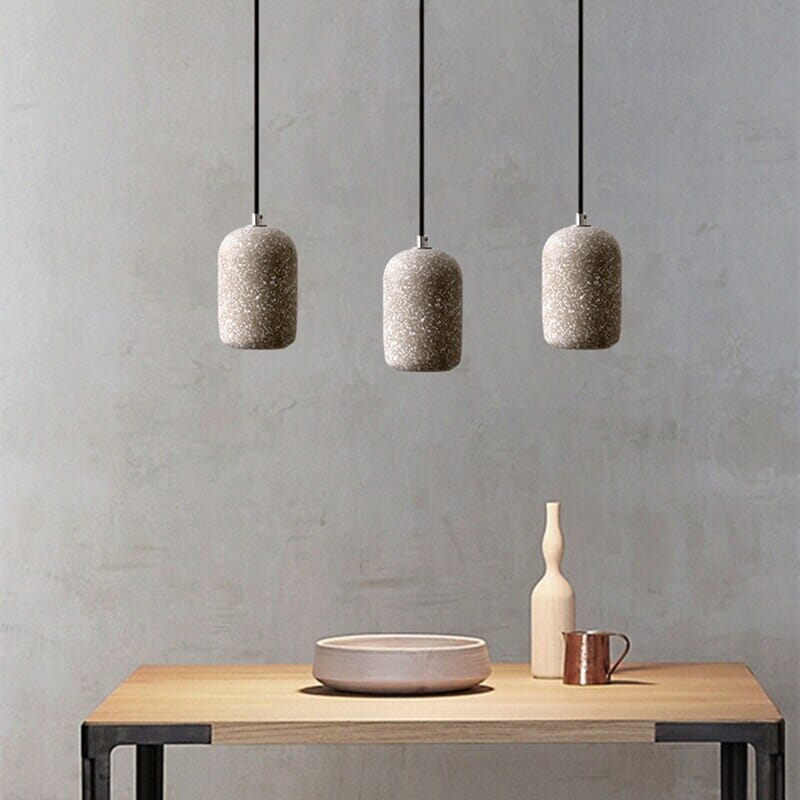 Modern Cement LED Stone Pendant Lamp