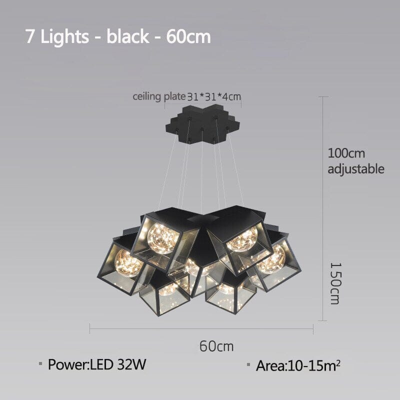 Modern LED Gypsophila Ceiling Chandeliers