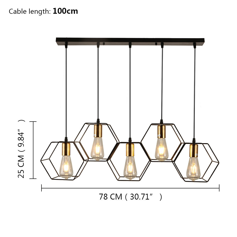 Efficient Loft LED Metal Pendant Lamp