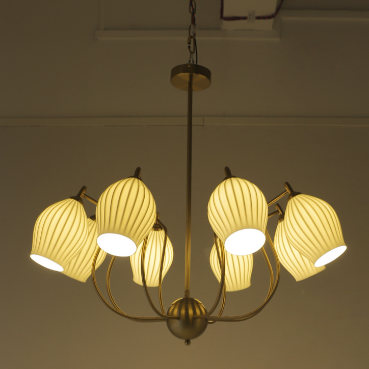 Bud Bone China Chandelier