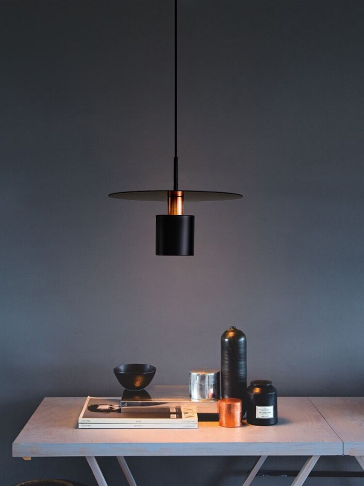 Minimalist Denmark Disk Round Pendant Light